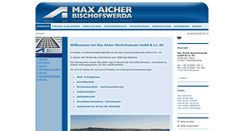 Desktop Screenshot of max-aicher-bischofswerda.de